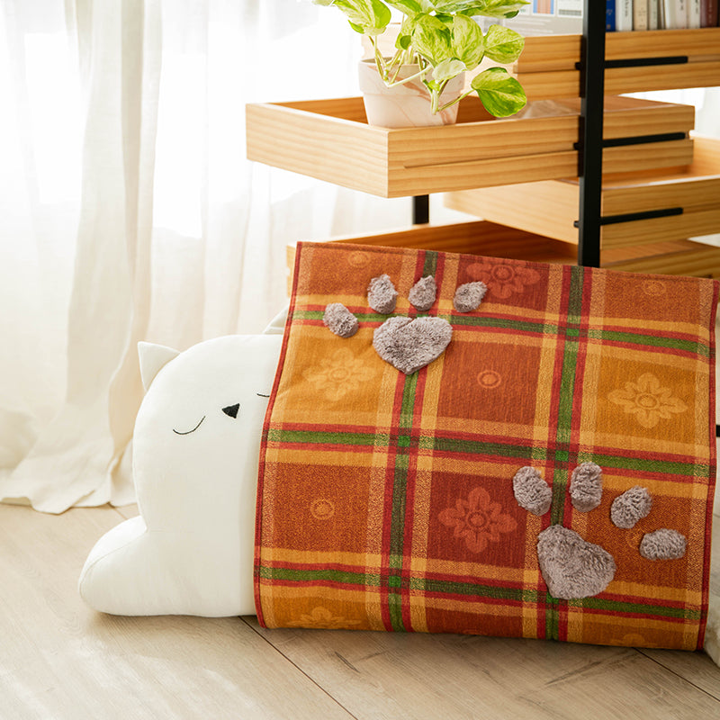 Hidden Kitten Plush Cushion - Multifunctional, Cozy Cushion with